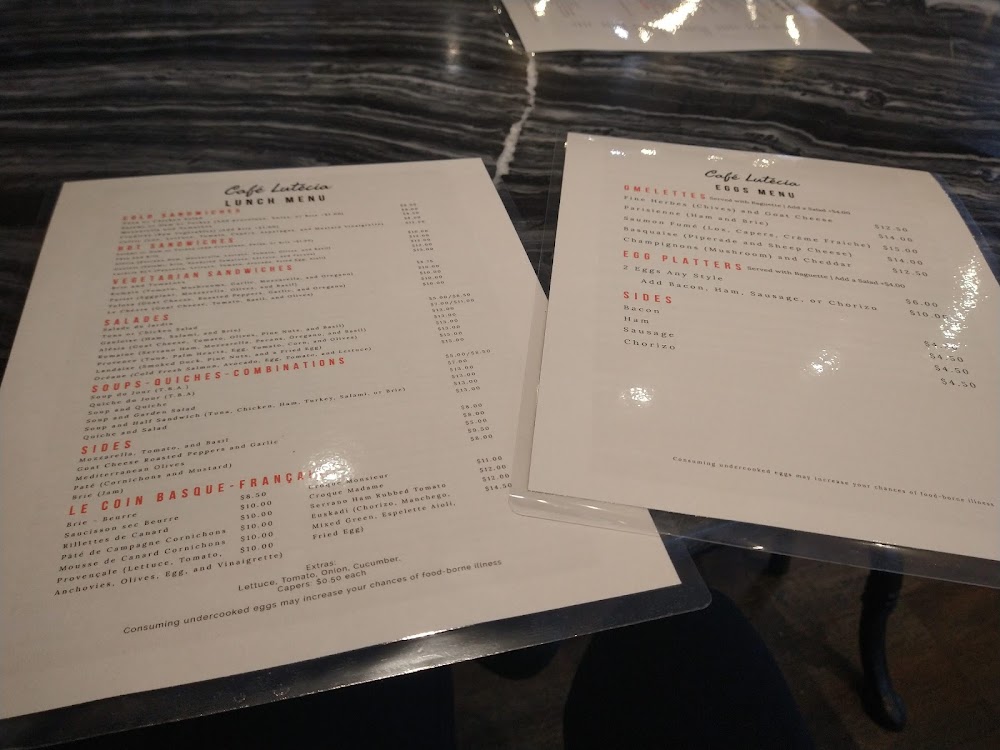 Café Lutécia menu 5