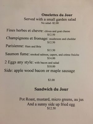 Café Lutécia menu 2